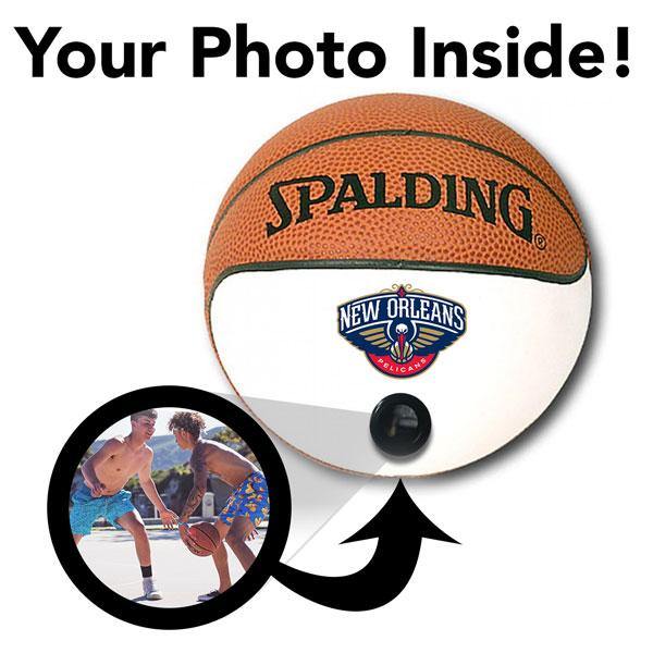 Pelicans NBA Collectible Miniature Basketball - Picture Inside - FANZ Collectibles - Fanz Collectibles