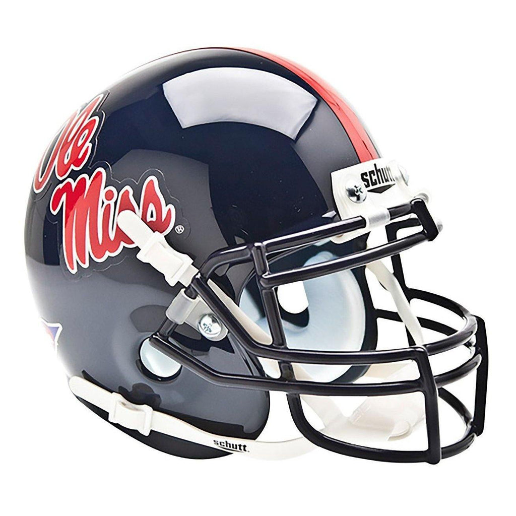 Ole Miss Rebels College Football Collectible Schutt Mini Helmet - Picture Inside - FANZ Collectibles - Fanz Collectibles