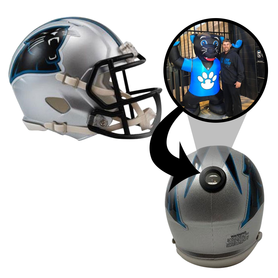 Panthers online mini helmet