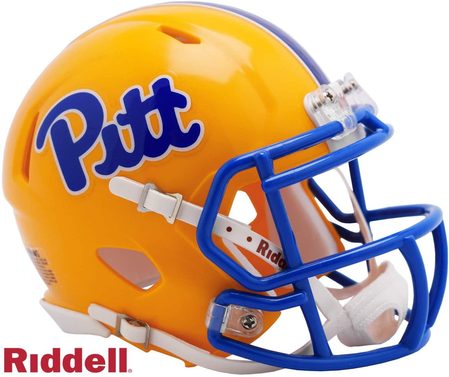 Pittsburgh Panthers College Football Collectible Riddell Mini Helmet - Picture Inside Pittsburgh Panthers College Football Collectible Riddell Mini Helmet - Picture Inside