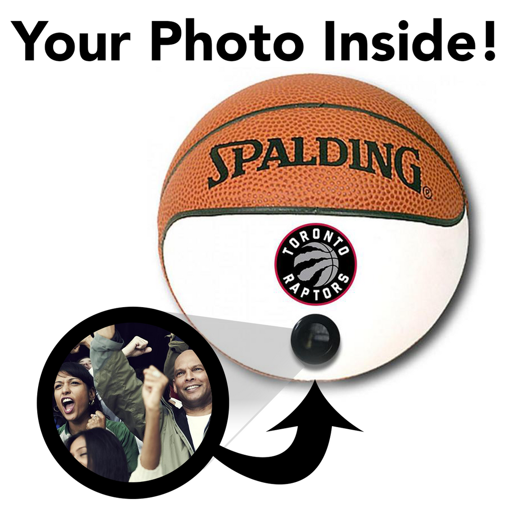 Raptors NBA Collectible Miniature Basketball - Picture Inside - FANZ Collectibles - Fanz Collectibles
