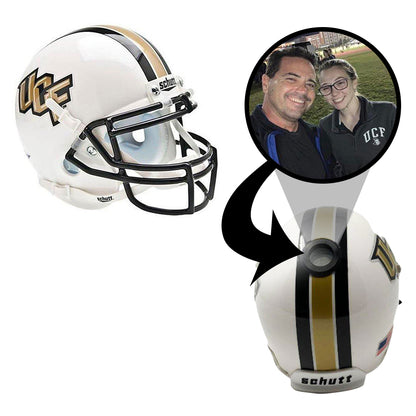 UCF Knights College Football Collectible Schutt Mini Helmet - Picture Inside - FANZ Collectibles