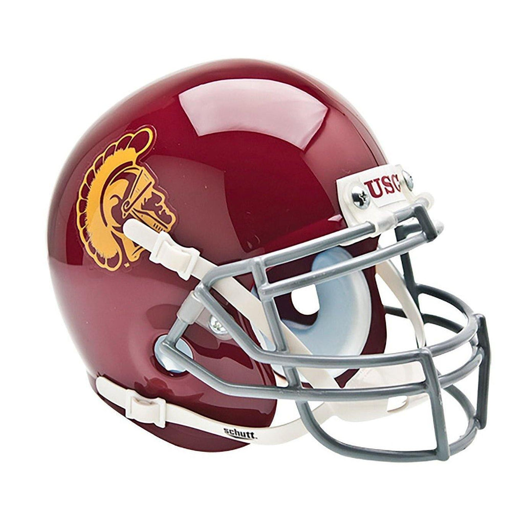 USC Trojans College Football Collectible Schutt Mini Helmet - Picture Inside - FANZ Collectibles - Fanz Collectibles