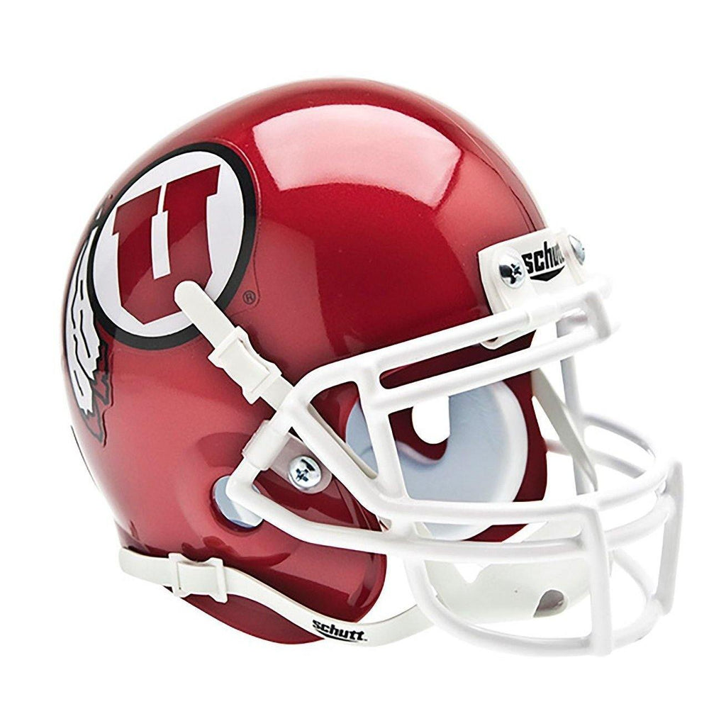Utah Utes College Football Collectible Schutt Mini Helmet - Picture Inside - FANZ Collectibles - Fanz Collectibles